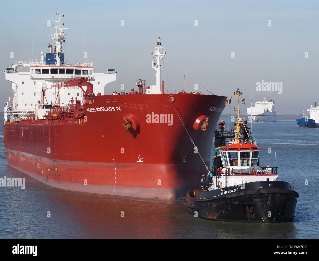 Agios Nikolaos IV (navire, 2010) - IMO 9464364 - Indicatif d'9HA2780, Port d'Anvers pic5 Banque D'Images