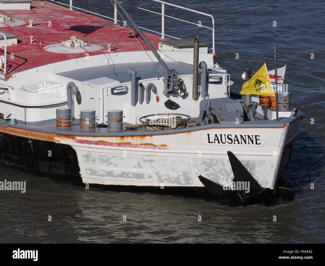 Lausanne (navire, 1957), l'ENI 06000419, Port d'Anvers pic5 Banque D'Images