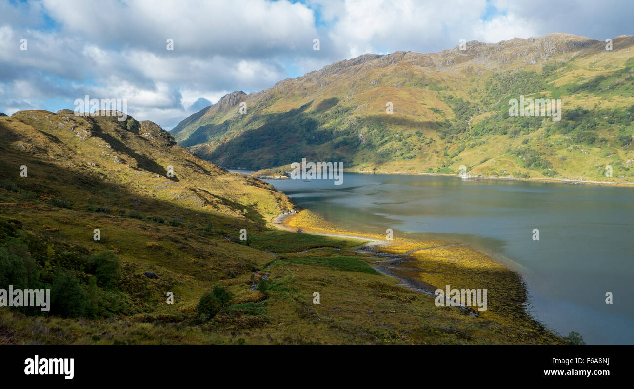 Loch Hourn, Knoydart, Ecosse Banque D'Images