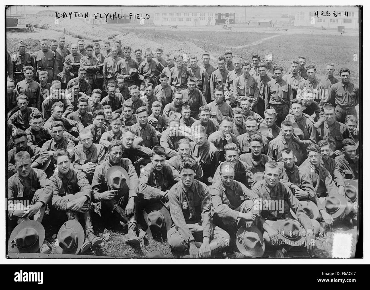 Le Dayton Flying Field dans l'Ohio, un site historique pour l'aviation, est l'endroit où les premiers pionniers en vol, tels que les frères Wright, ont mené leurs expériences et leurs vols d'essai. Il revêt une importance significative dans le développement de l'aviation moderne. Banque D'Images