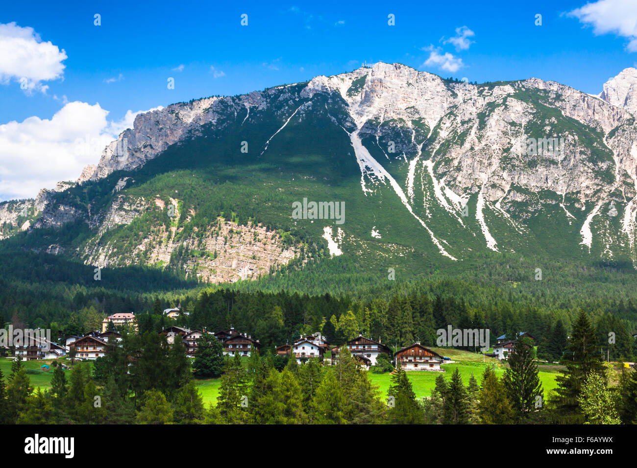 Belle dolomites près de Cortina D'Ampezzo Pomagagnon ,groupe, Sudtirol, Italie Banque D'Images