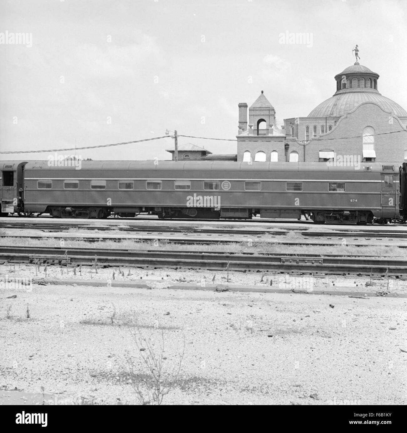 [Texas & Pacific, voiture-lits Pullman No 674, "Eagle City'] Banque D'Images