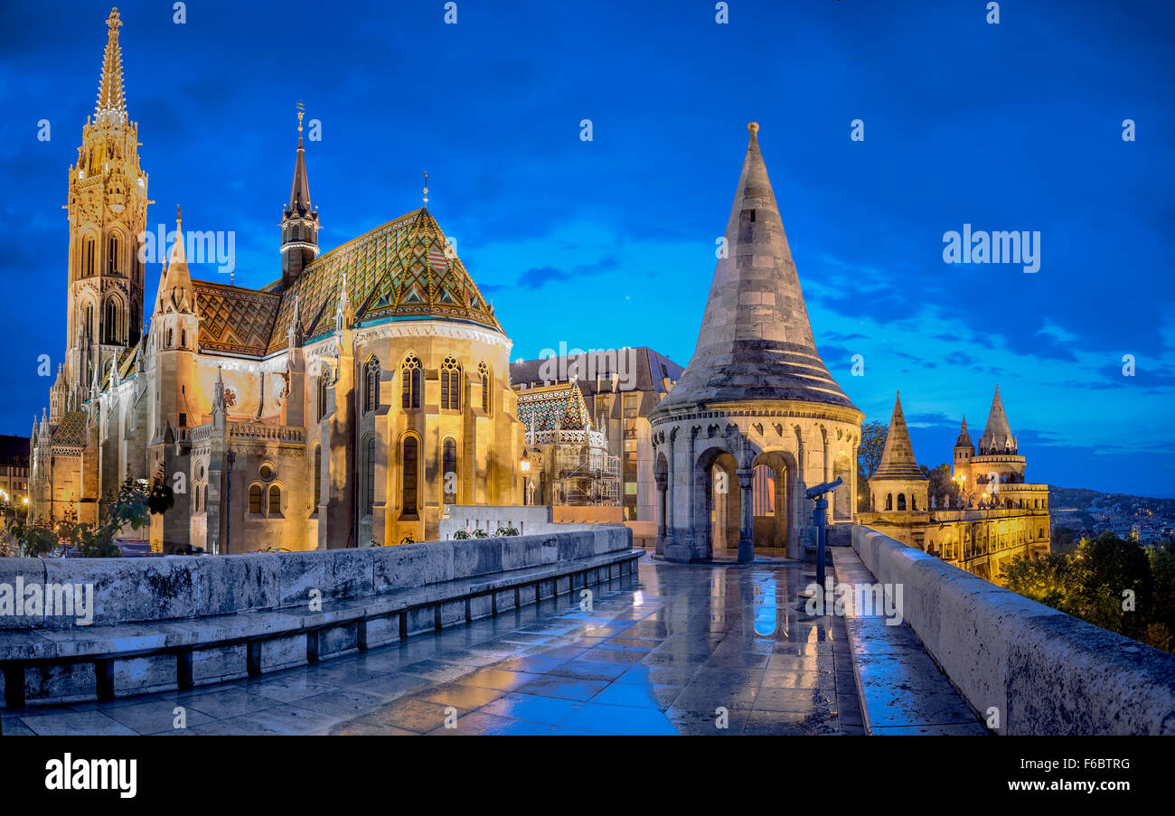 Hongrie, Budapest, église Saint Matthias Banque D'Images