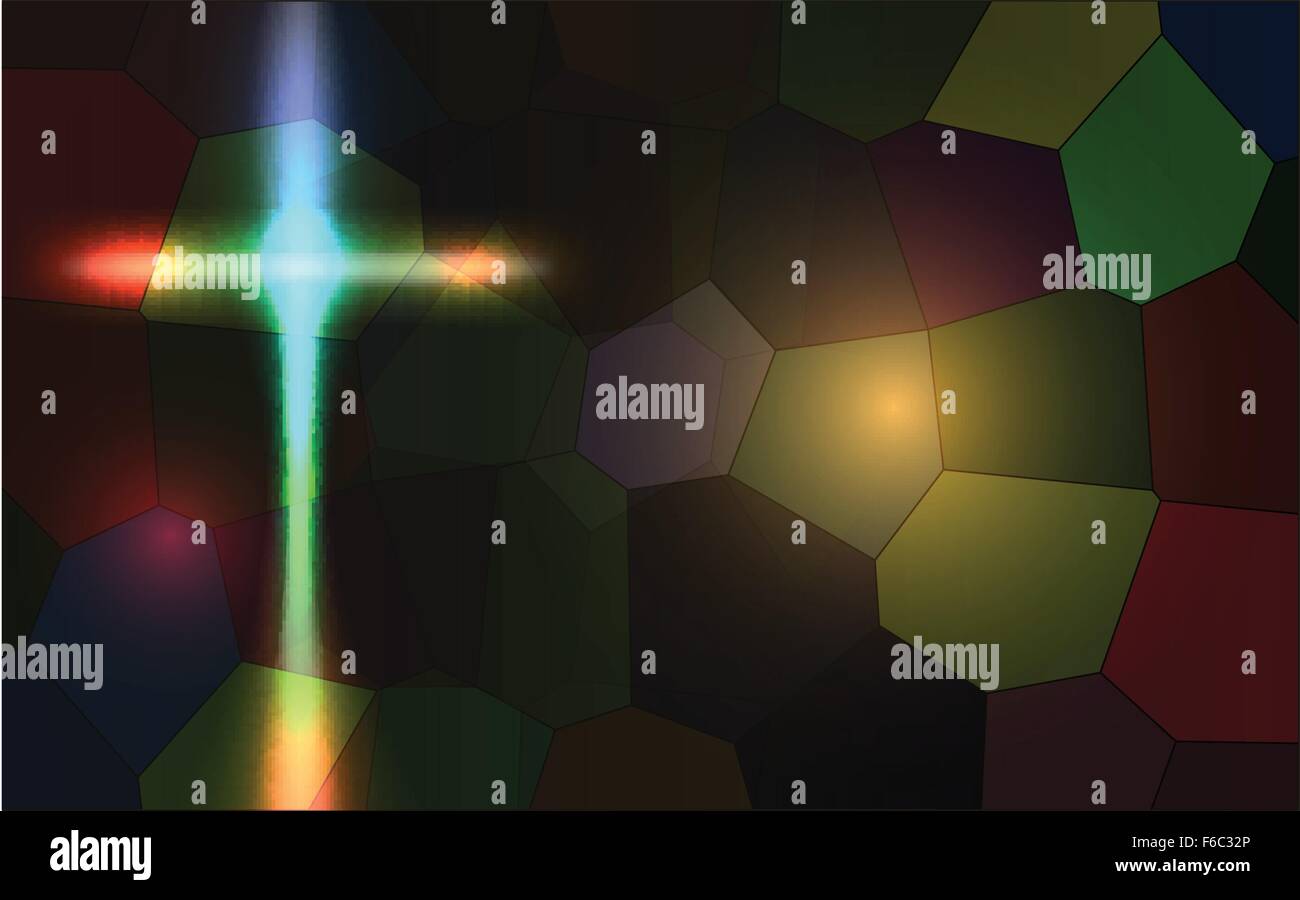 Abstract Vector Background religieux, vecteur EPS 10, gradient Mesh et transparent utilisé Illustration de Vecteur