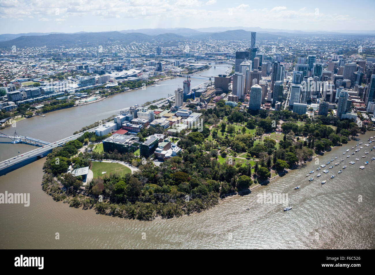 L'horizon de Brisbane, Queensland, Australie Banque D'Images