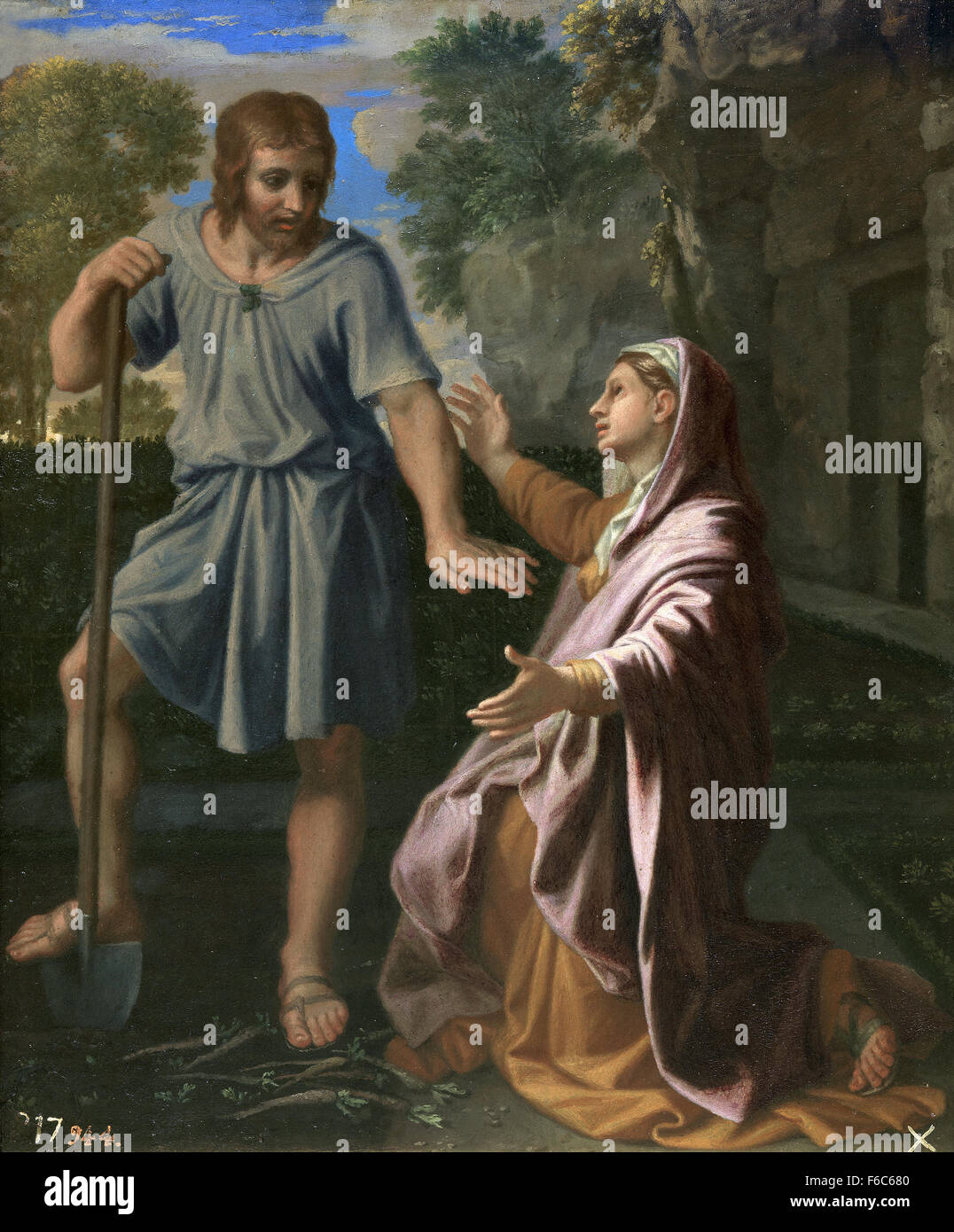Nicolas Poussin - Noli Me Tangere Banque D'Images
