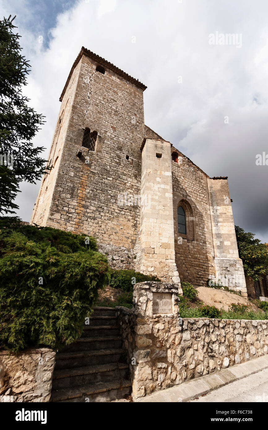 Sant Sebastià dels Gorgs, Avinyonet del Penedes. Bénédictine. Banque D'Images