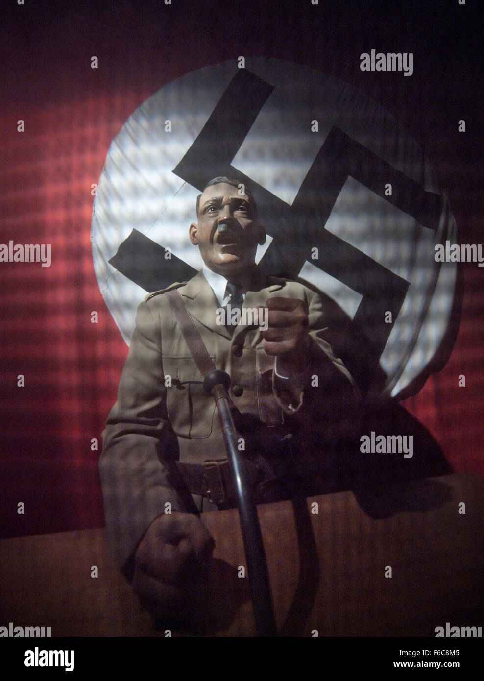 Un musée, racontant l'histoire d'Adolf Hitler et la seconde guerre mondiale Banque D'Images