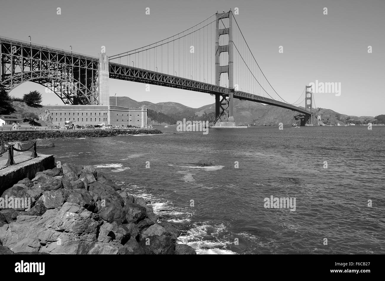 Le Golden Gate Bridge, San Francisco, California, USA Banque D'Images