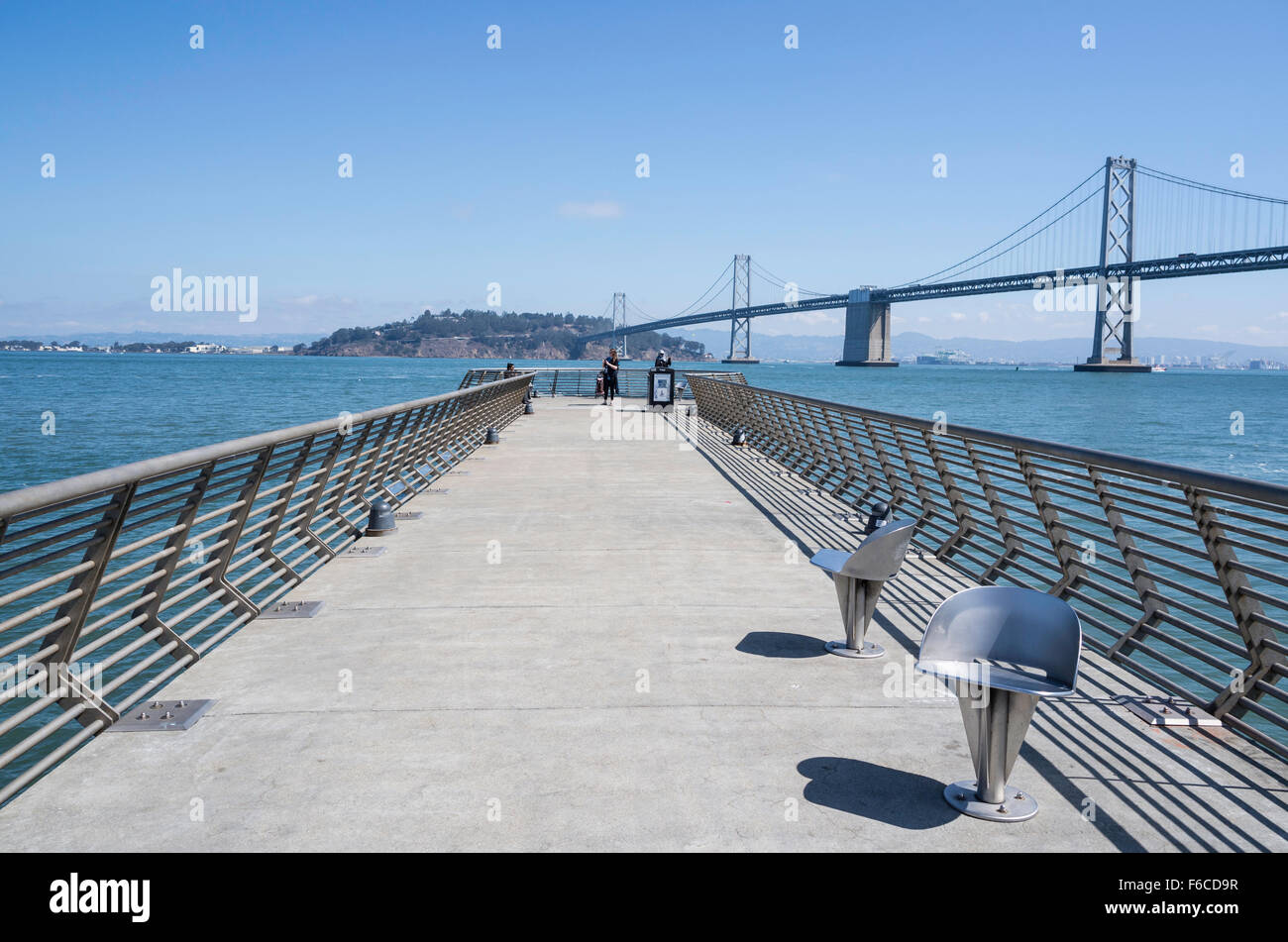 Oakland Bay Bridge, San Francisco, California, USA Banque D'Images