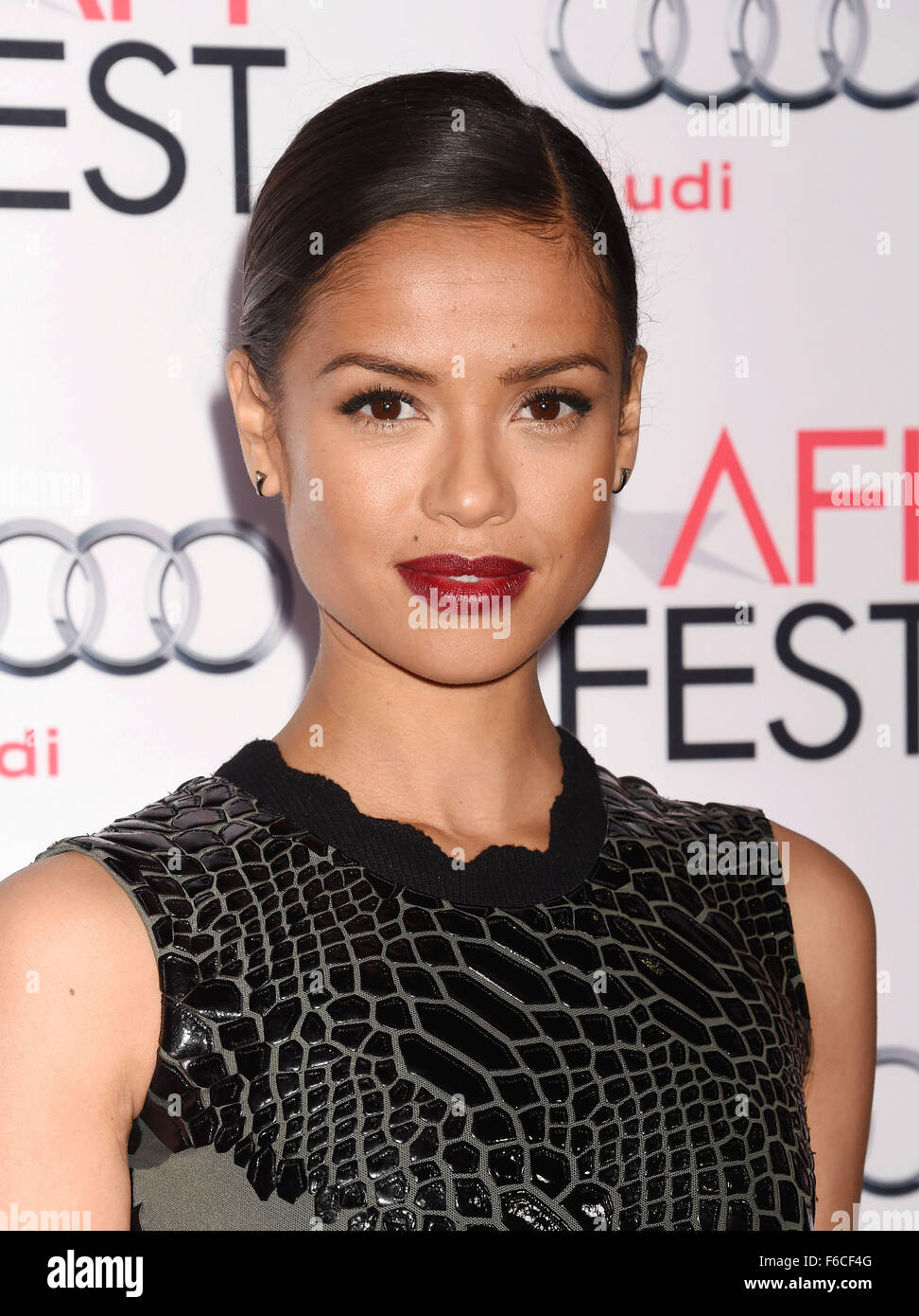 GUGU MBATHA-RAW actrice anglaise en novembre 2015. Photo Jeffrey Mayer Banque D'Images