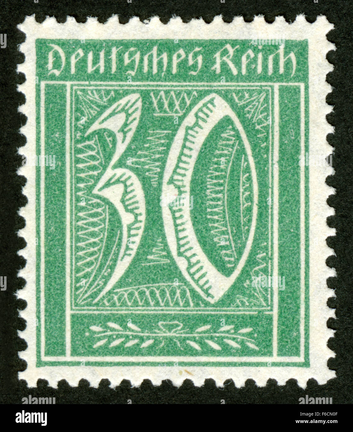 L'Allemagne, poste, timbres, Banque D'Images