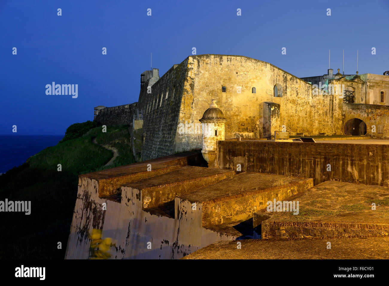 Château de San Cristobal, Site Historique National de San Juan, San Juan, Puerto Rico Banque D'Images