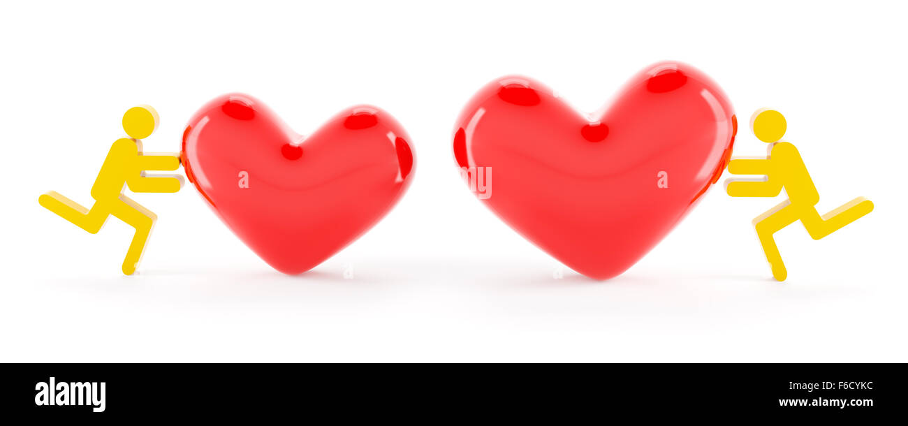 Le concept de relation d'amour Banque D'Images Le concept de relation d'amour Banque D'Images