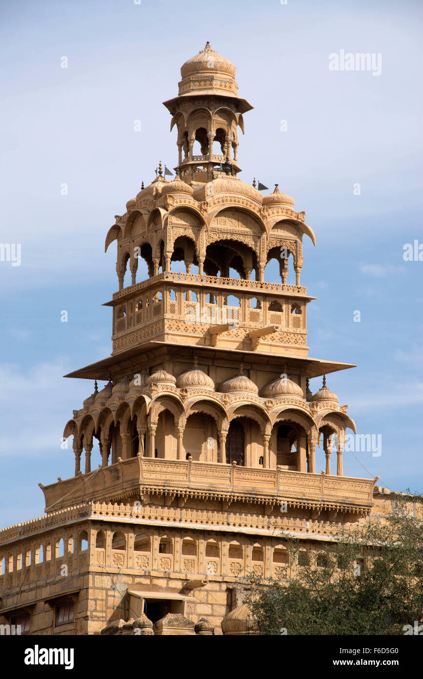 Tazia tower, Jaisalmer, Rajasthan, Inde, Asie Banque D'Images