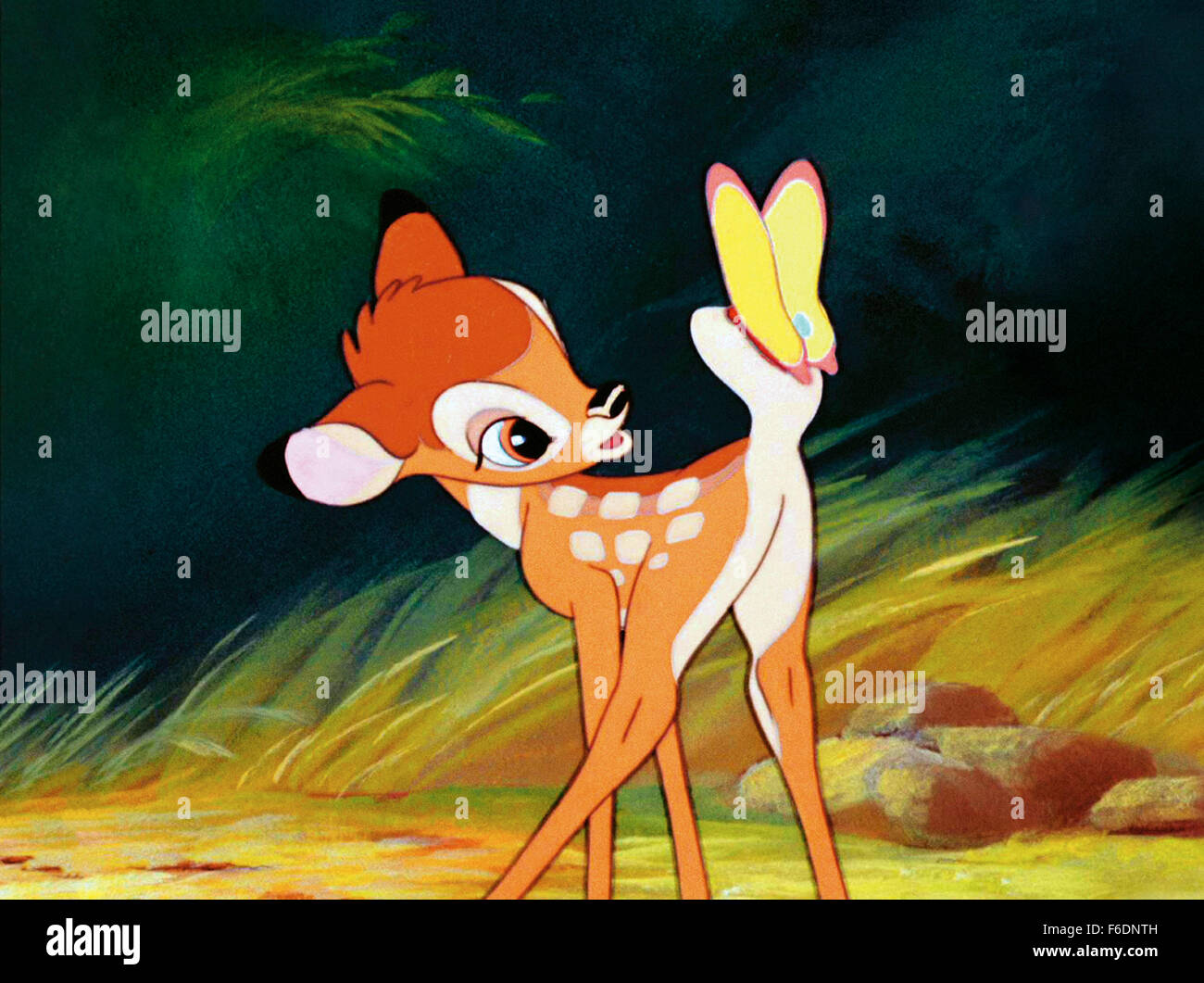 DATE DE SORTIE : Août 21, 1942. Titre du film : Bambi. STUDIO : Walt