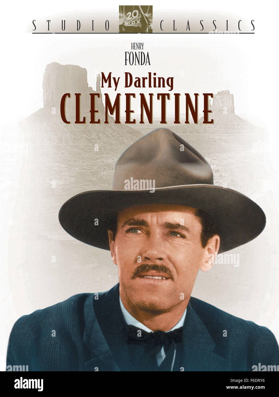 Déc 03, 1946 ; Los Angeles, CA, USA ; acteur Henry Fonda stars comme Wyatt Earp dans l'ouest de la 20th Century Fox, "My Darling Clementine", réalisé par John Ford. Crédit obligatoire : Photo par 20th Century Fox. (C) Copyright 1946 by Courtesy of 20th Century Fox Banque D'Images