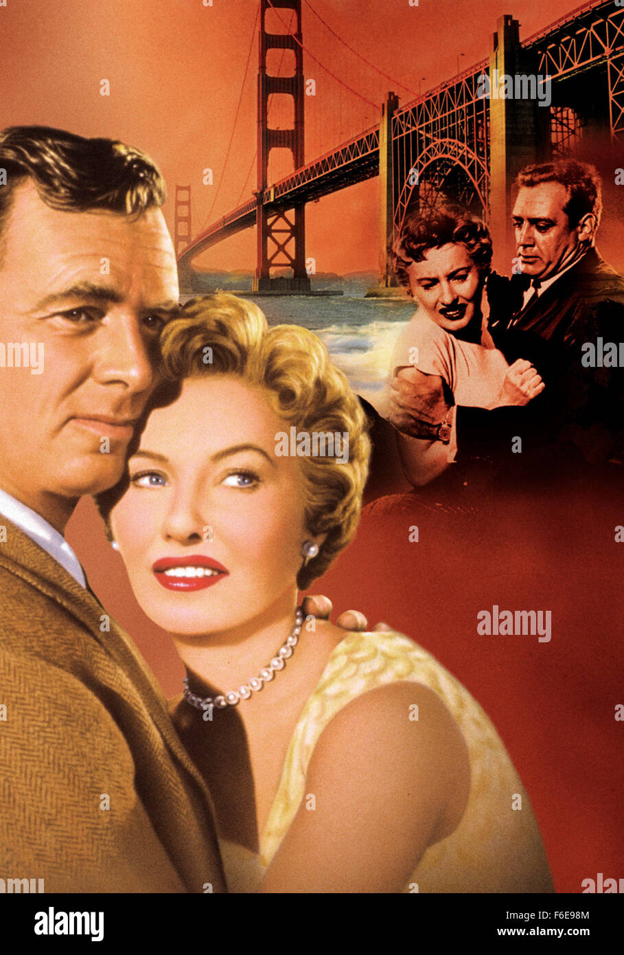 DATE DE SORTIE : 9 janvier 1957. Titre du film : Crime de passion. STUDIO : Robert Goldstein Productions. PLOT : Kathy est un élégant et robuste des conseils des années 1950 à un chroniqueur de journal de San Francisco, avec son nom affiché sur les panneaux publicitaires dans toute la ville. Un jour, Bill Doyle, un détective de Los Angeles, entre dans son bureau - il s'agit d'attraction instantanée. Après avoir épousé Bill, Kathy renonce à sa carrière et devient une femme au foyer. Cependant, elle n'est pas votre typique années 50, femme au foyer. Après avoir accueilli plusieurs cocktails dans leur vallée de San Fernando à la maison, elle se rend compte que le projet de loi est content de sa position, et montre Banque D'Images