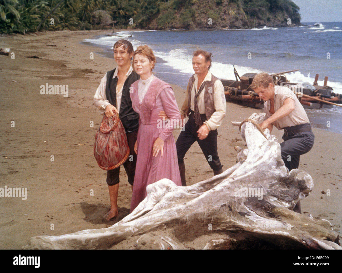 Dec 10, 1960, Tobago, Trinidad ; une scène de "Swiss Family Robison'. Réalisé par Ken Annakin Banque D'Images