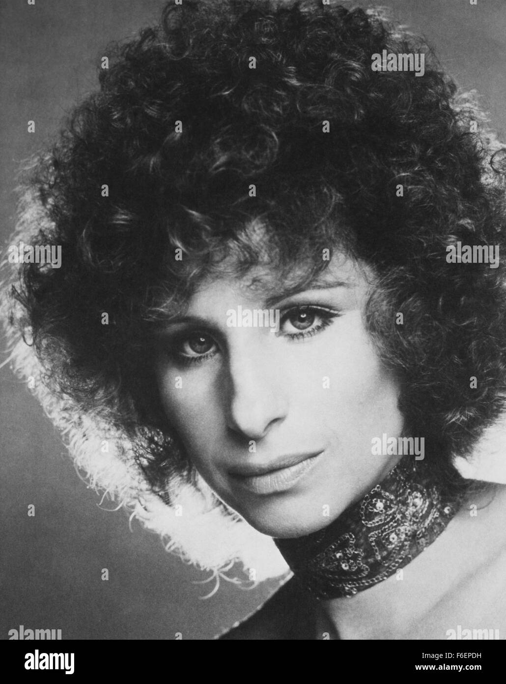 1 janvier, 1970 - Barbara Streisand, Portrait, On-Set du film, une étoile est née, 1976 (Image Crédit : Glasshouse c/photos) Banque D'Images