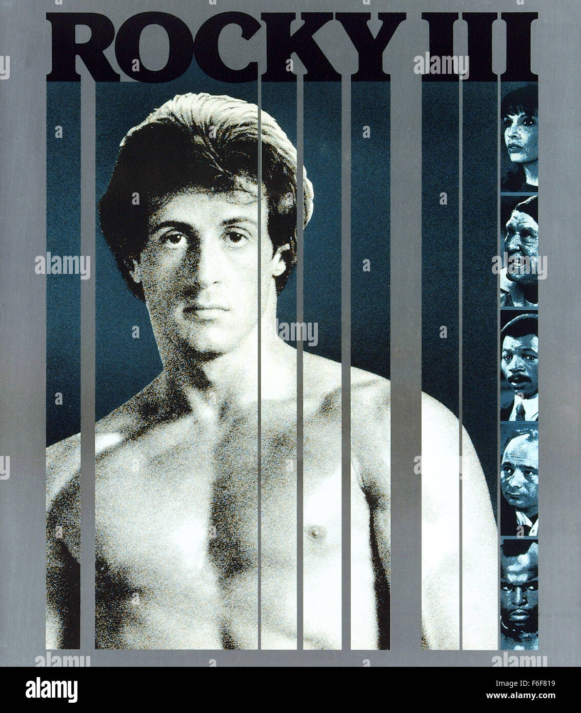 DATE DE SORTIE : Mai 28, 1982 TITRE DE LA VIDÉO : Rocky III Réalisateur : Sylvester Stallone STUDIO : United Artists PLOT : Quand Rocky est défait par une brutale challenger, Apollo Creed lui propose de se recycler afin de retrouver son esprit de lutte présenté : Sylvester Stallone comme Rocky Balboa (crédit Image : c United Artists/photos)) Banque D'Images