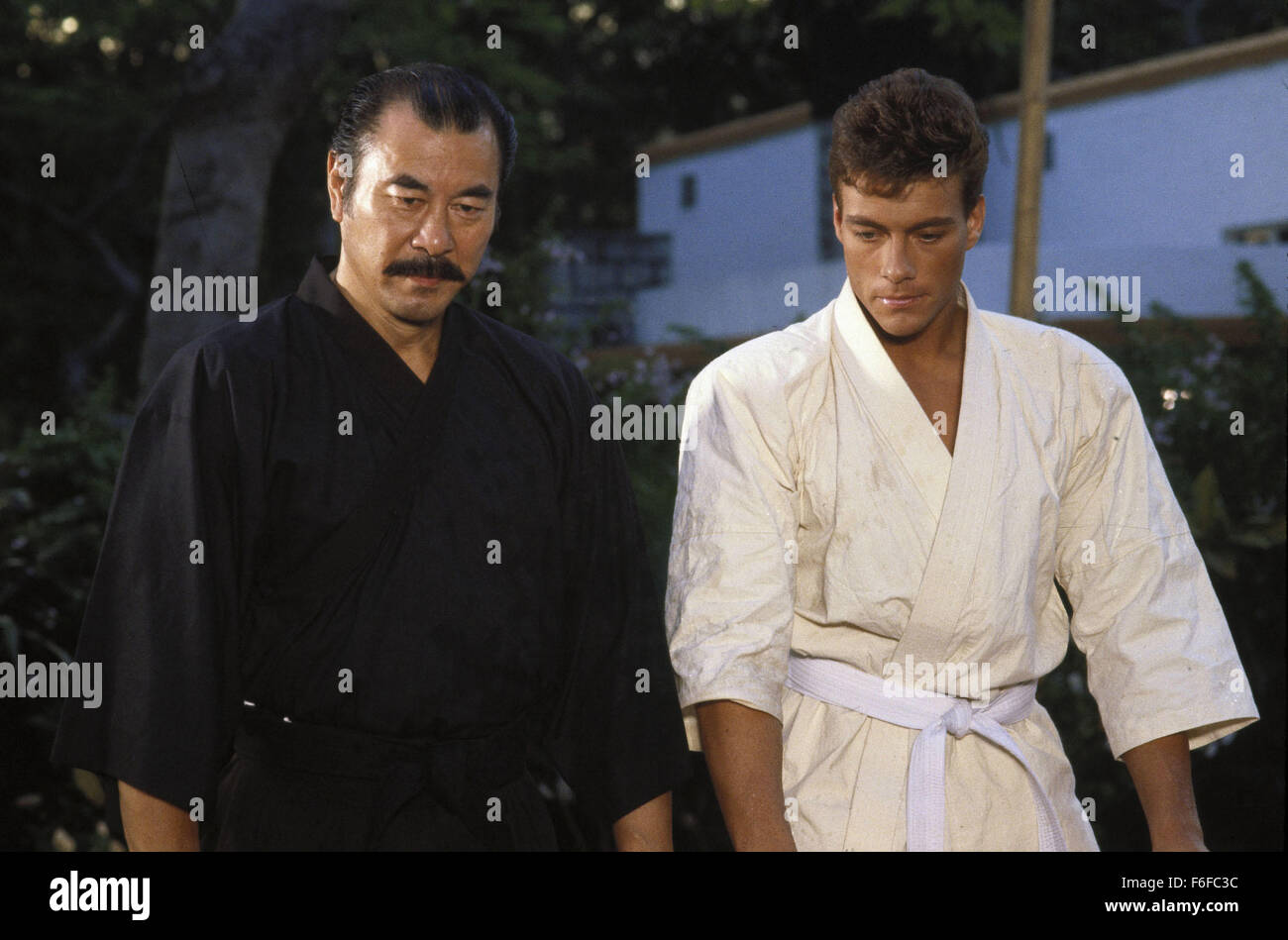 13 mai, 1988 ; Hollywood, CA, USA ; droit de l'action directeur Newt Arnold 'Bloodsport' AVEC JEAN-CLAUDE VAN DAMME comme Frank Dux. Banque D'Images