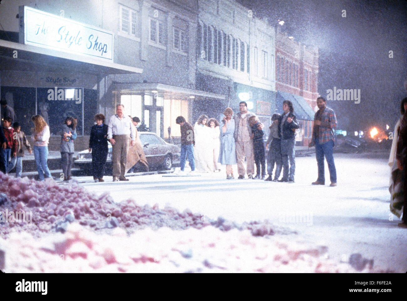Aug 06, 1988 ; Hollywood, CA, USA ; Théâtre de l'horreur film de science-fiction "Le Blob" réalisé par Chuck Russell. Banque D'Images