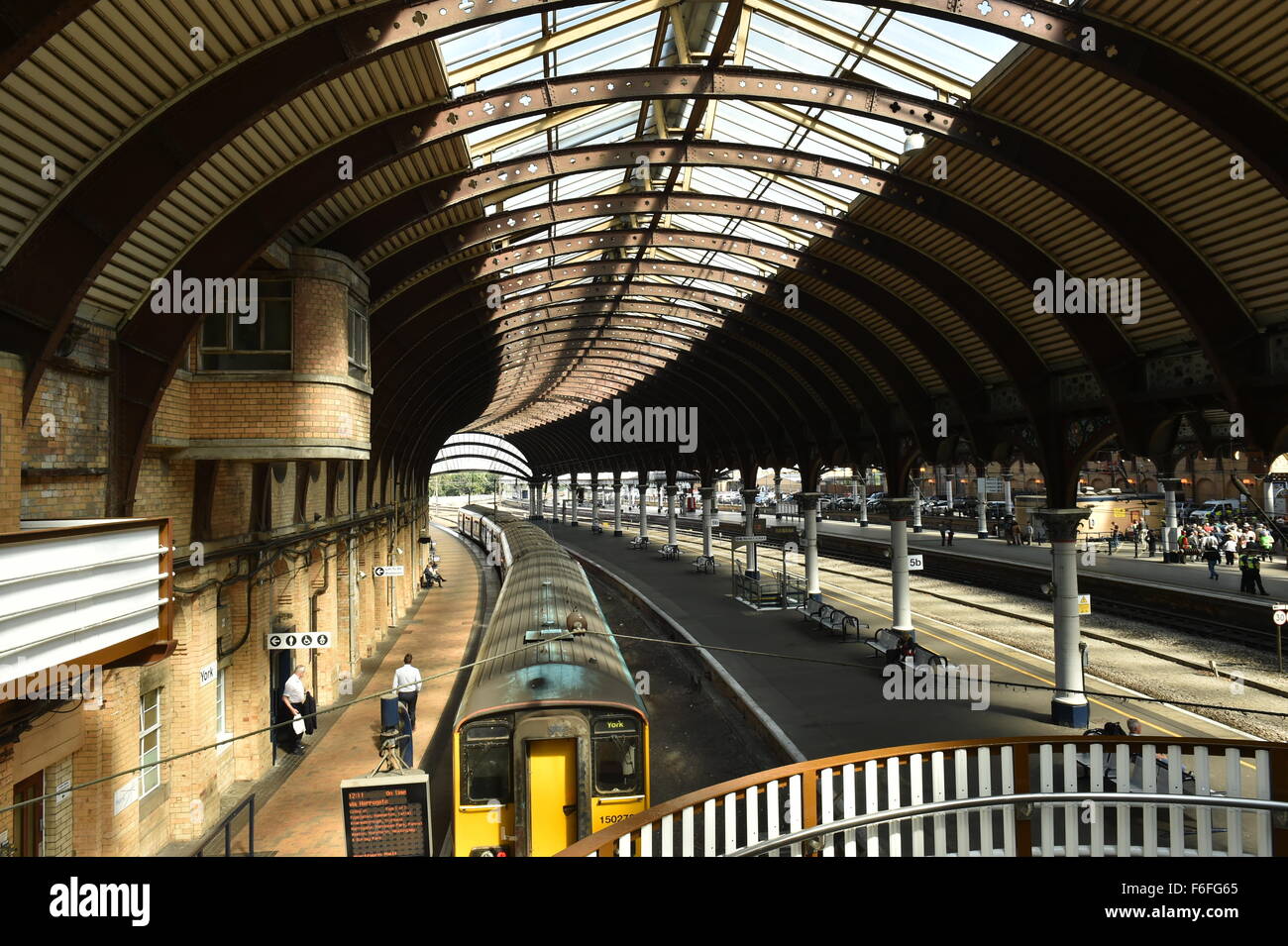 York Railway Station Banque D'Images
