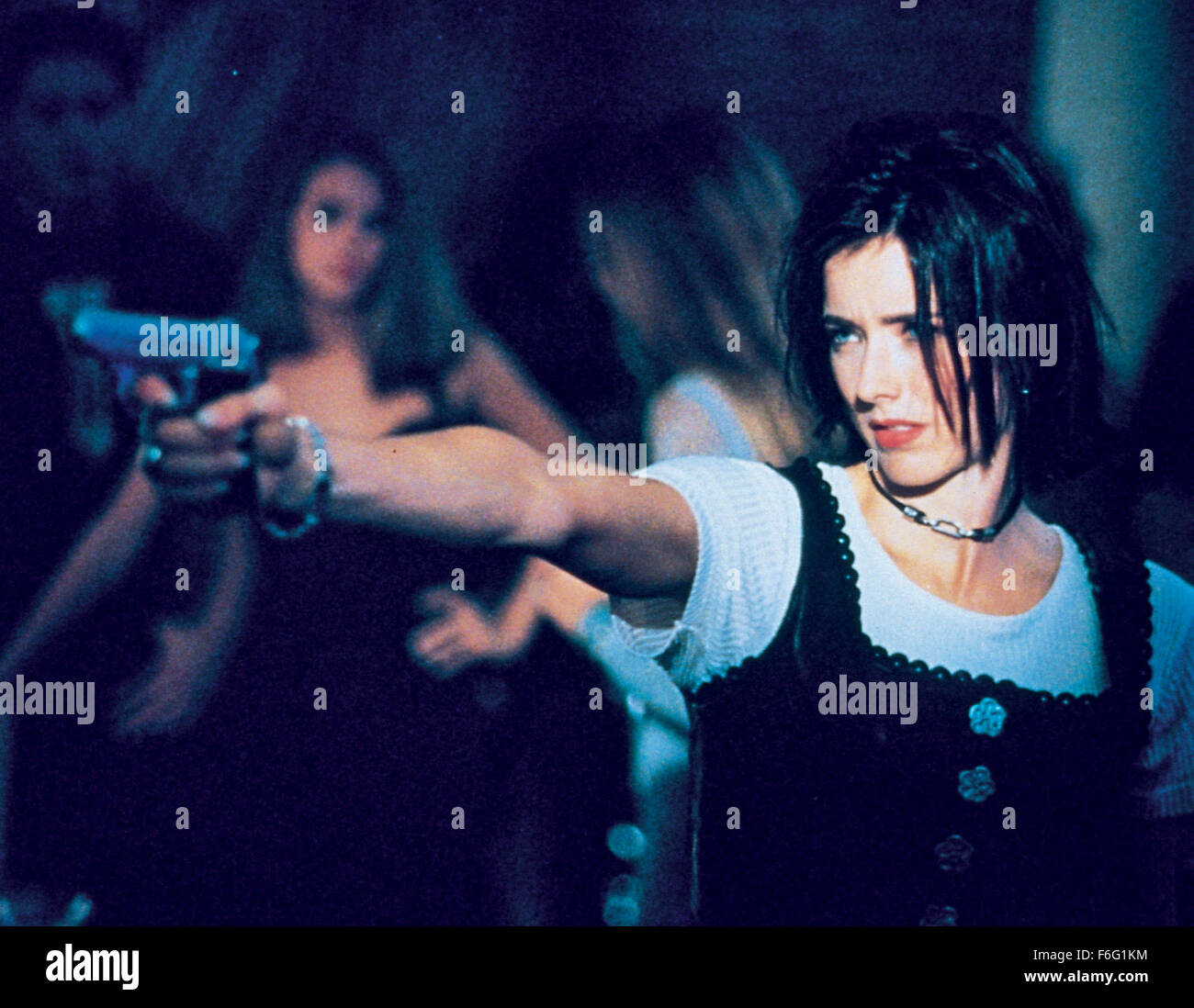 Apr 07, 1995 ; Miami, FL, USA ; l'actrice PLATEAU LEONI comme Julie dans 'Bad Boys'. Réalisé par Michael Bay. Banque D'Images
