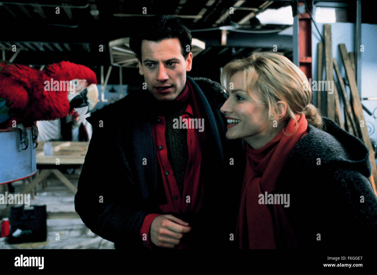 Jan 21, 2000 ; Londres, Royaume-Uni ; Acteurs IOAN GRUFFUDD comme Kevin et ALICE EVANS comme Chloe dans 'Gladiator'. Réalisé par Kevin Lima. Banque D'Images