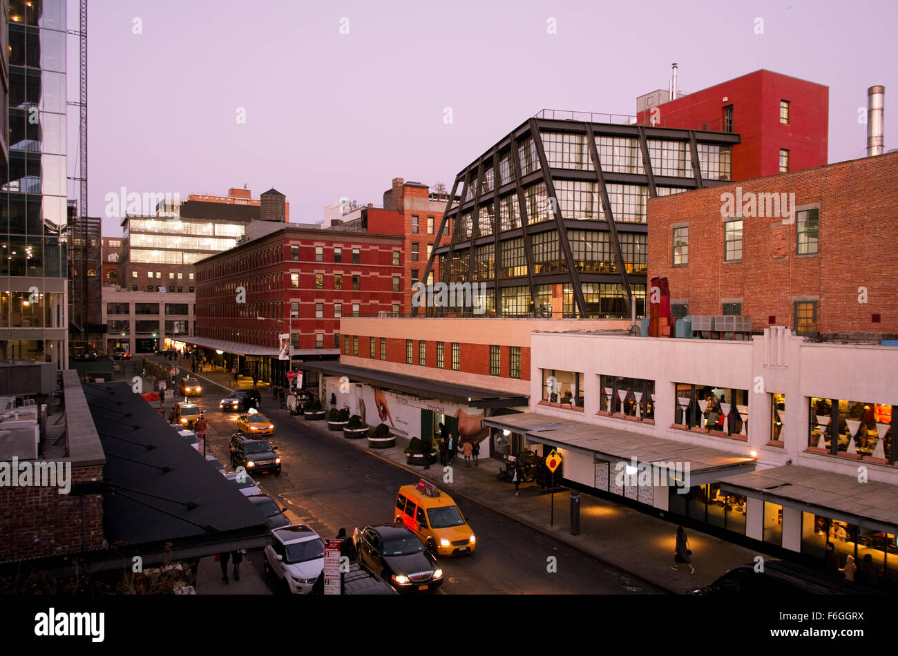 Le Meat Packing District de New York City, USA. Banque D'Images