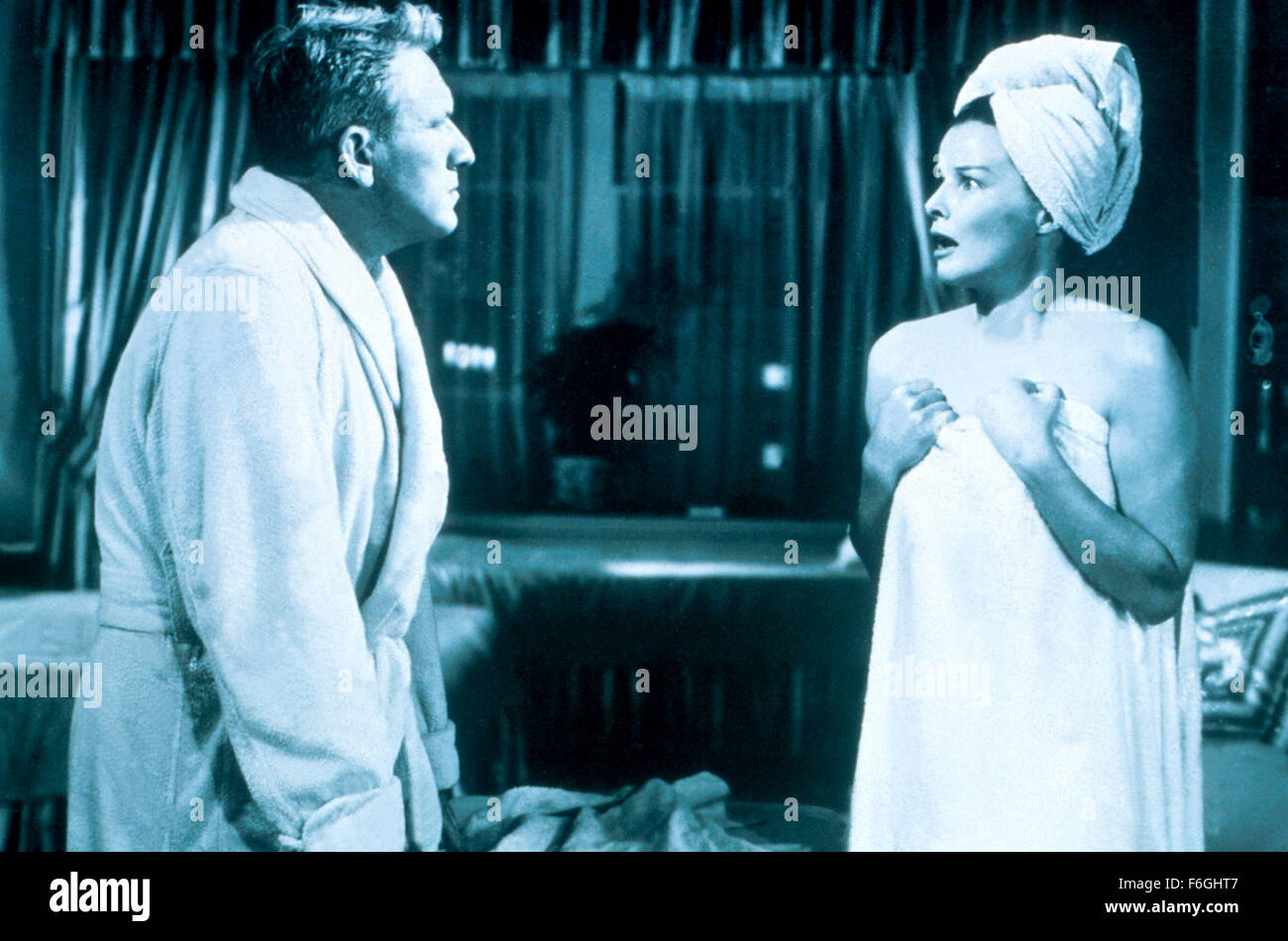 16 févr., 2000 ; Hollywood, Californie, USA ; Acteurs Spencer Tracy et Katharine Hepburn joué ensemble dans au moins 9 films de 1942 à 1967. Banque D'Images