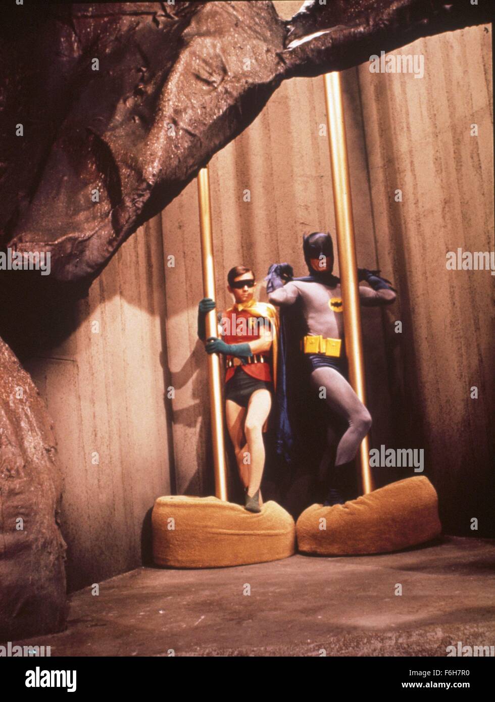 1966, le titre du film : Batman, Photo : Batman : le personnage de Bob Kane, personnage, ROBIN : BATEMAN'S SIDEKICK, BURT WARD. (Crédit Image : SNAP) Banque D'Images