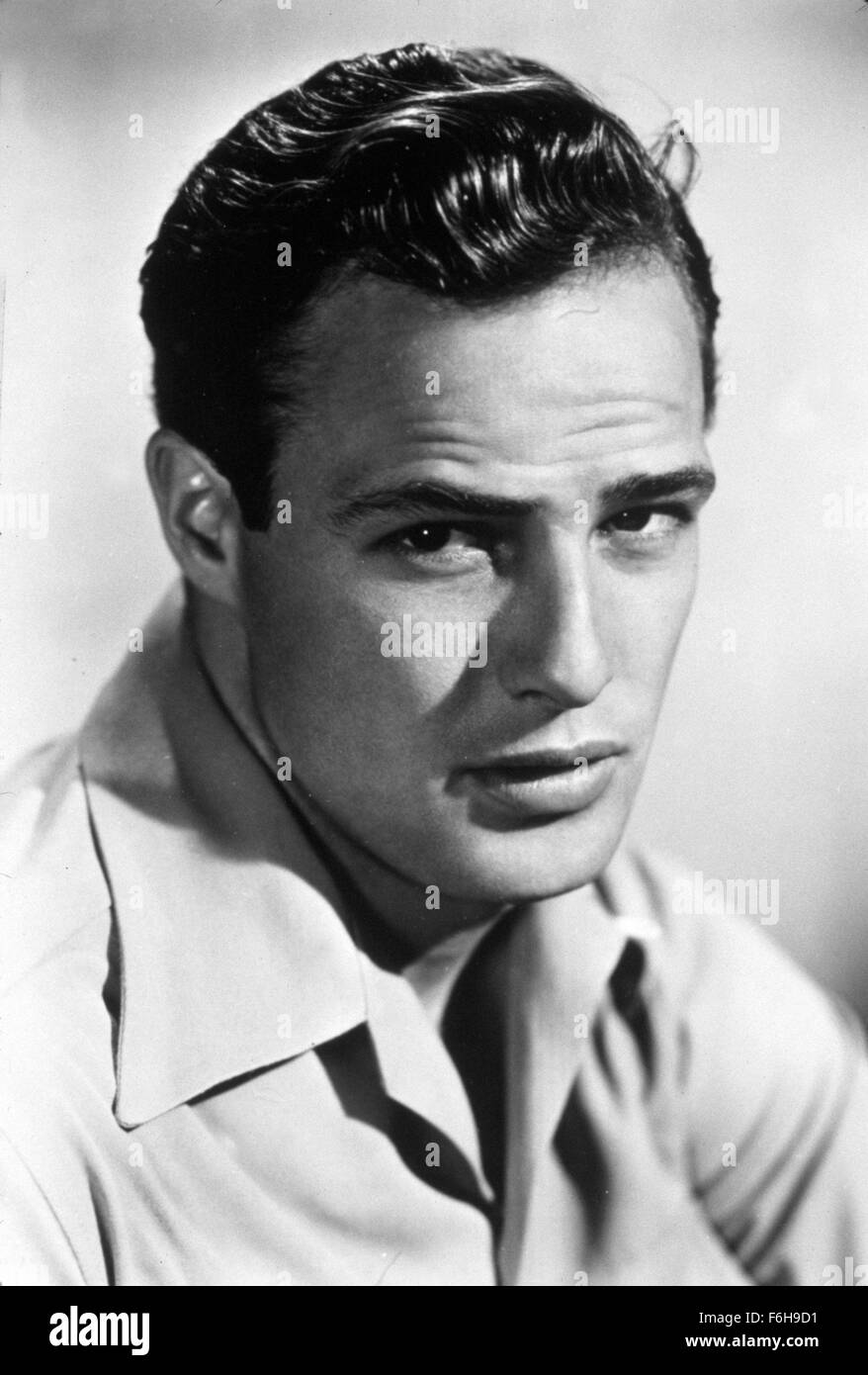 1950, le titre du film : LES HOMMES, Directeur : Fred Zinnemann, Photo : Marlon Brando. (Crédit Image : SNAP) Banque D'Images