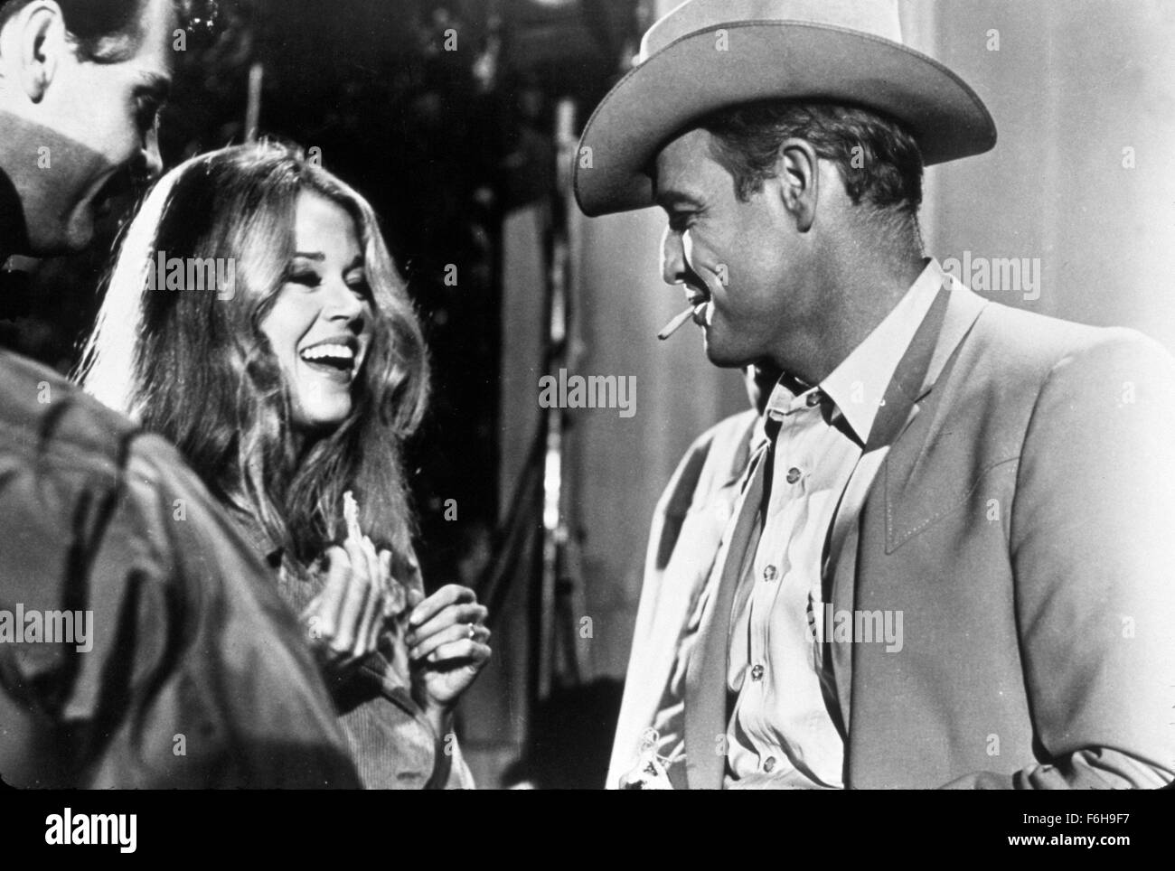 1966, le titre du film : CHASE, Photo : Marlon Brando, Jane Fonda. (Crédit Image : SNAP) Banque D'Images