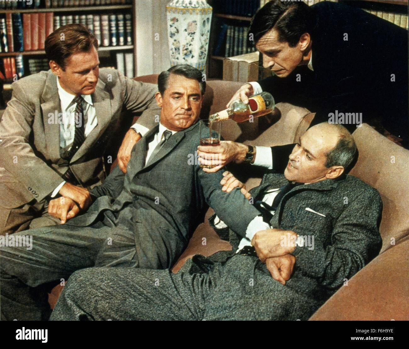 1959, le titre du film : North by Northwest, Directeur : Alfred Hitchcock, Studio : MGM, Photo : Cary Grant. (Crédit Image : SNAP) Banque D'Images