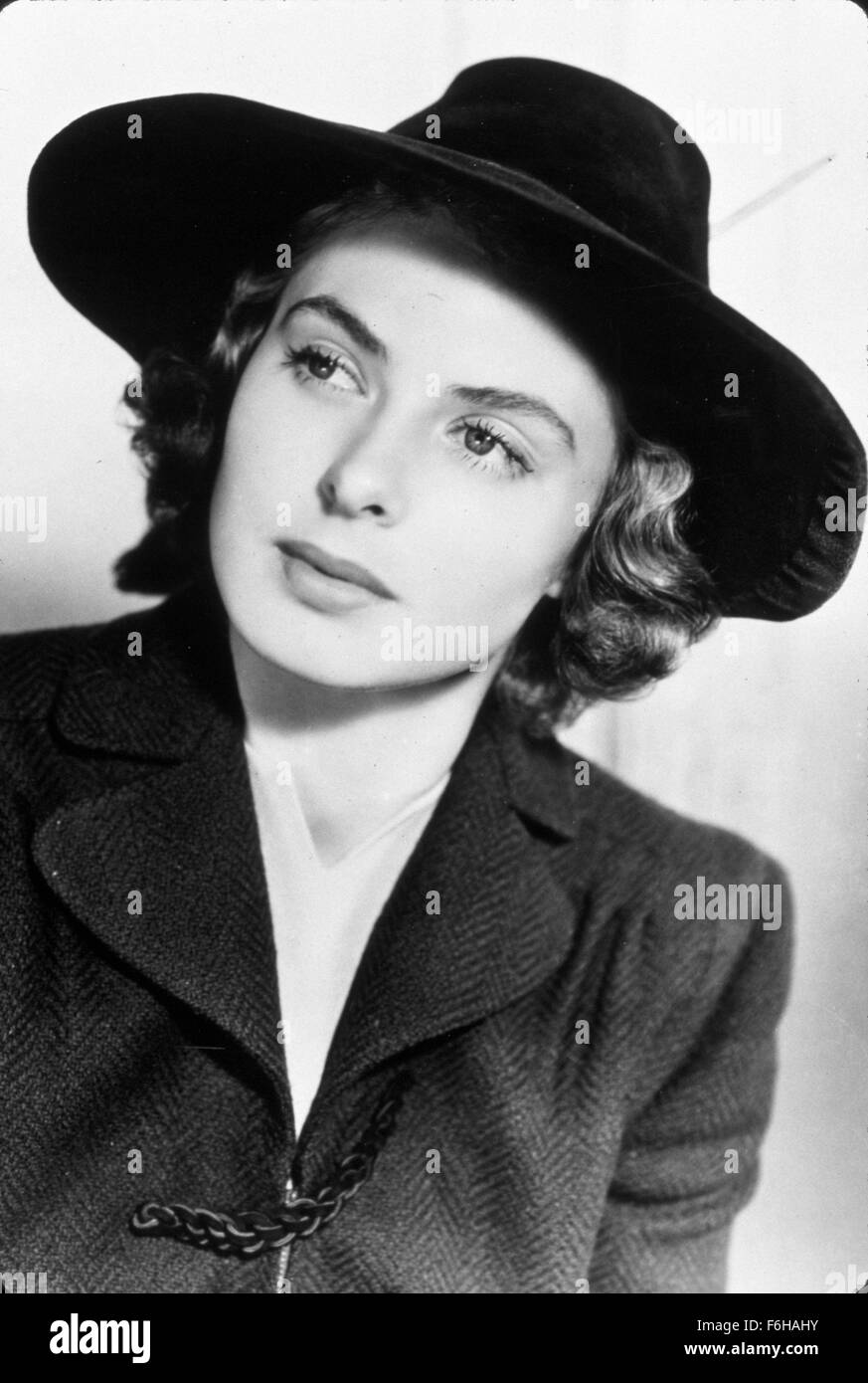 1941, le titre du film : RAGE DANS LE CIEL, Directeur : W S Van Dyke, Studio : MGM, Photo : Ingrid Bergman. (Crédit Image : SNAP) Banque D'Images