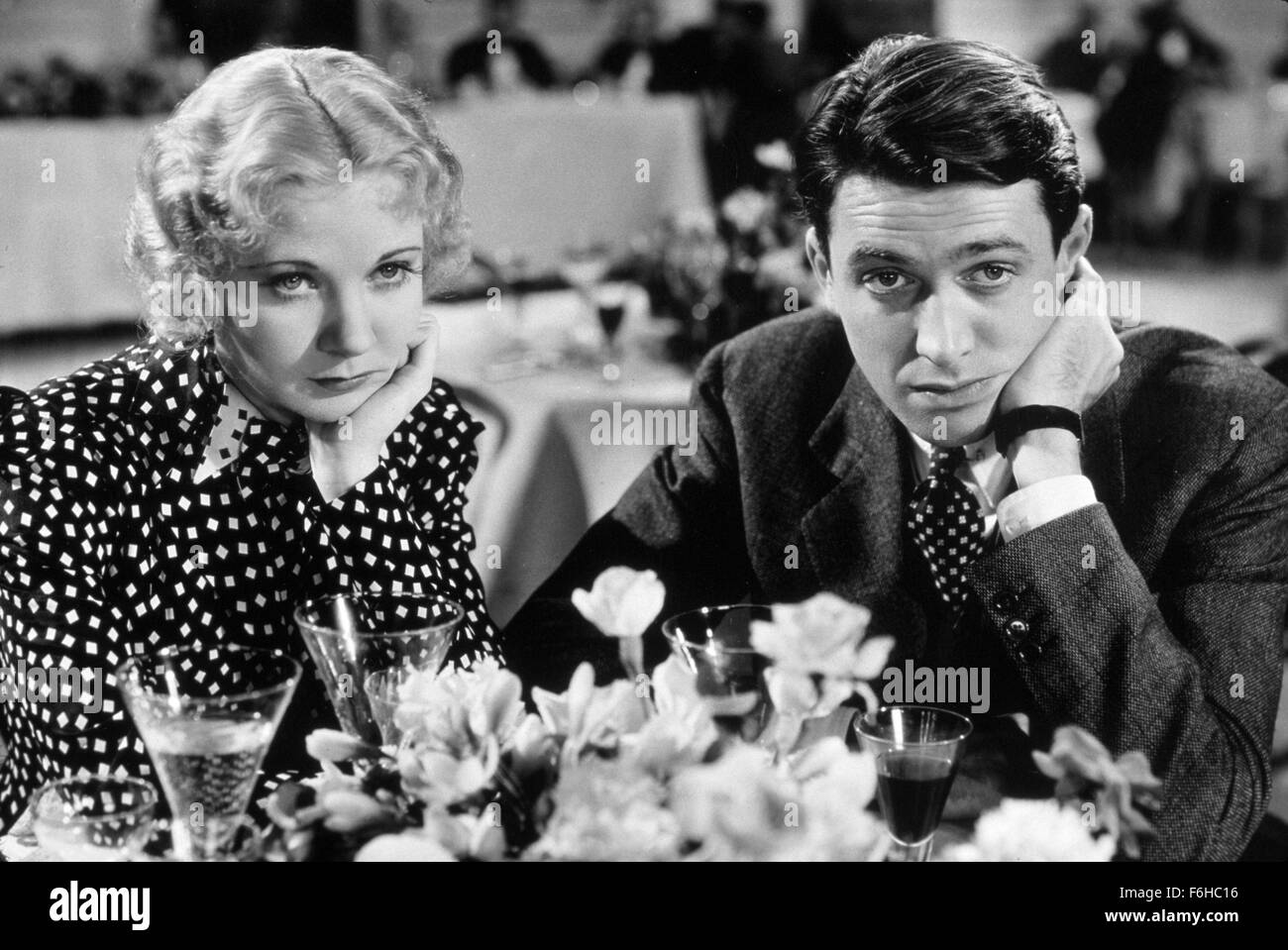 1936, le titre du film : vitesse, Directeur : EDWIN L MARIN, Studio : MGM, Photo : EDWIN L MARIN, UNA MERKEL. (Crédit Image : SNAP) Banque D'Images