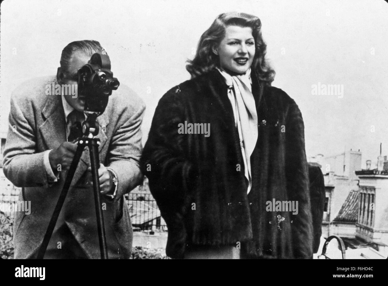 1950, le titre du film : SAFARI CHAMPAGNE, Directeur : JACKSON LEIGHTER, Photo : Rita Hayworth. (Crédit Image : SNAP) Banque D'Images