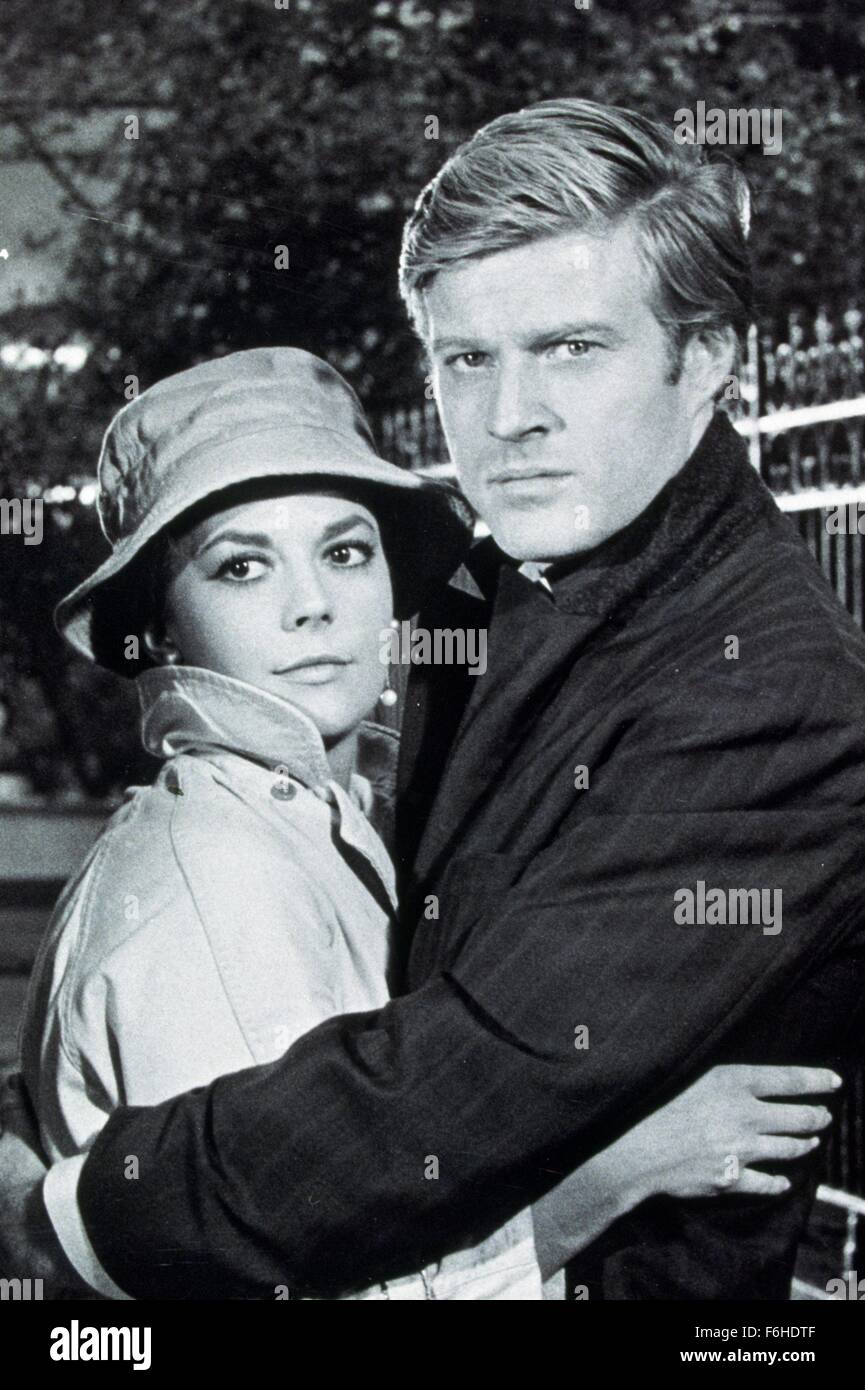 1966, le titre du film : cette propriété est condamné, Directeur : Sydney Pollack, Studio : Paramount, Photo : Sydney Pollack, Robert Redford. (Crédit Image : SNAP) Banque D'Images