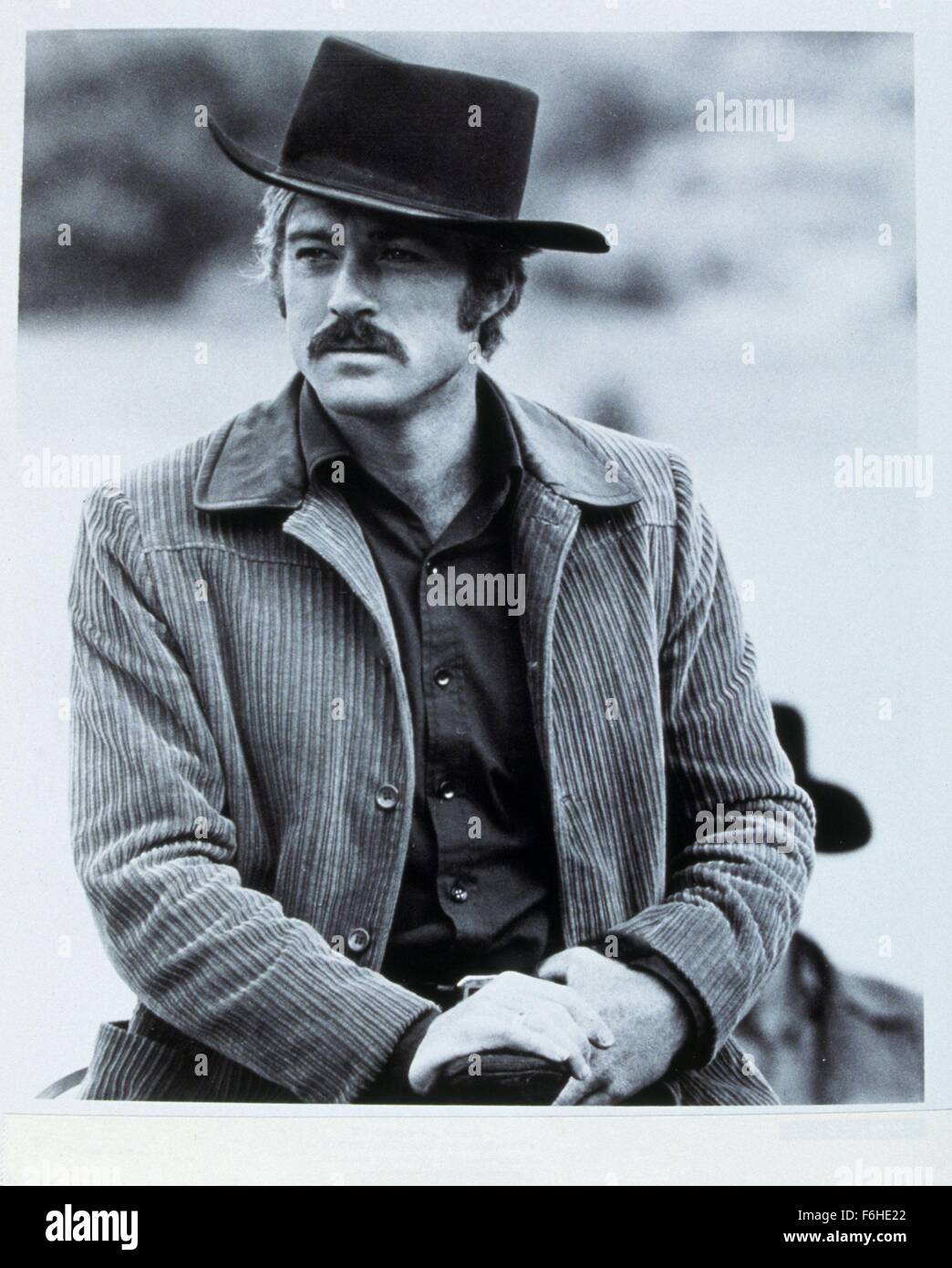 1969, le titre du film : Butch Cassidy et le Sundance Kid, Réalisateur : GEORGE ROY HILL, présenté : COW-BOY, chapeau, GEORGE ROY HILL, moustache. (Crédit Image : SNAP) Banque D'Images