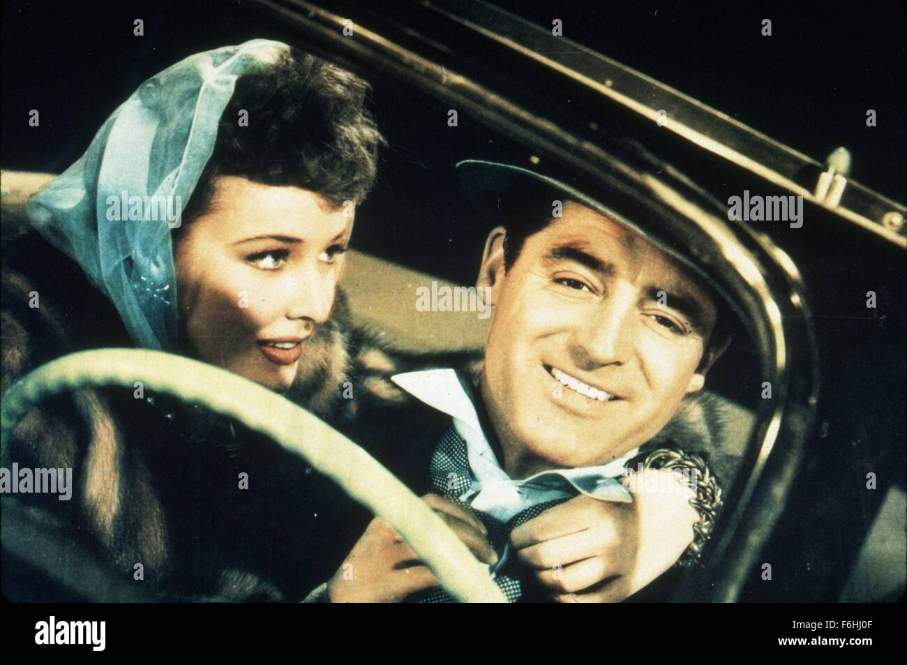 1943, le titre du film : Monsieur LUCKY, Directeur : H C POTTER, Studio : RKO, Photo : LARAINE DAY, Cary Grant. (Crédit Image : SNAP) Banque D'Images