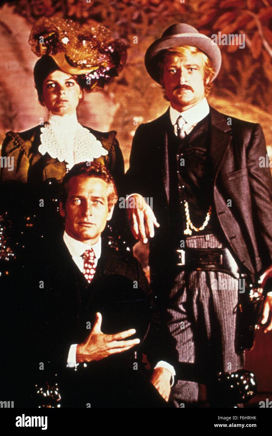 1969, le titre du film : Butch Cassidy et le Sundance Kid, Réalisateur : GEORGE ROY HILL, Photo : GEORGE ROY HILL, Paul Newman, Robert Redford. (Crédit Image : SNAP) Banque D'Images