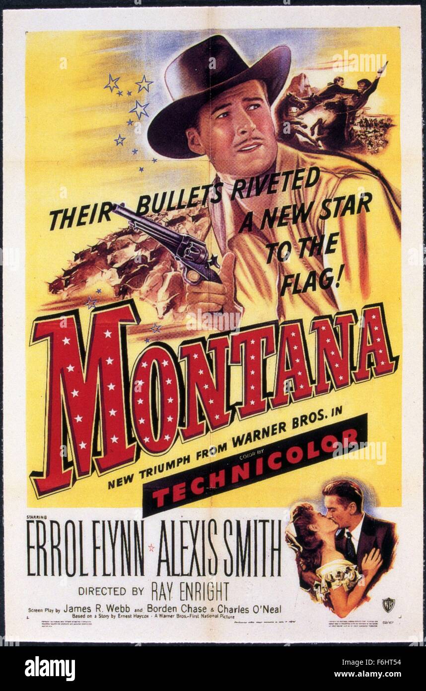 1950, le titre du film : MONTANA, Directeur : RAY ENRIGHT, Studio : WARNER, Photo : RAY ENRIGHT. (Crédit Image : SNAP) Banque D'Images