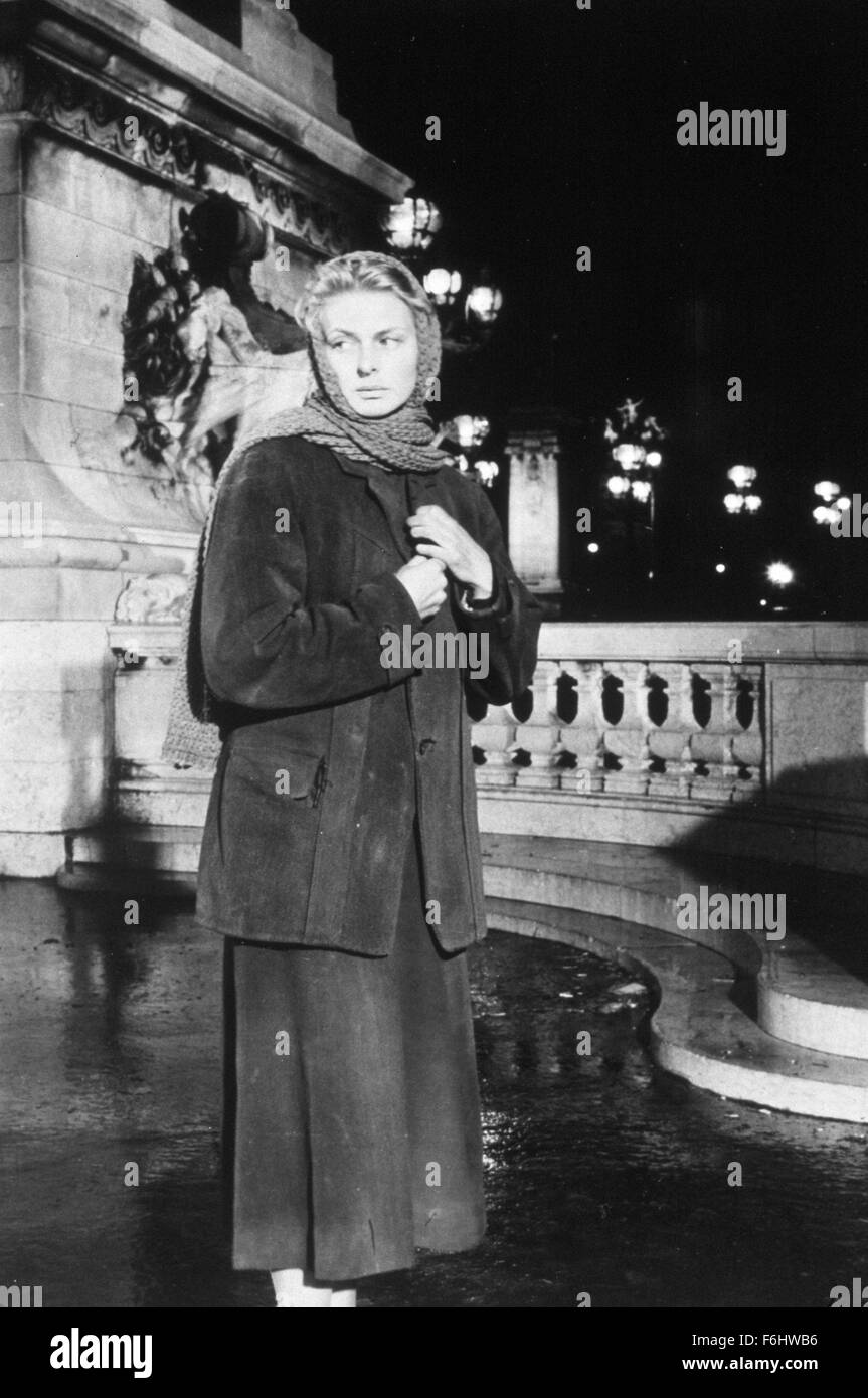1956, le titre du film : Anastasia, Directeur : Anatole Litvak, Studio : FOX, Photo : 1956, AWARDS - Académie, Ingrid Bergman, meilleure actrice. (Crédit Image : SNAP) Banque D'Images