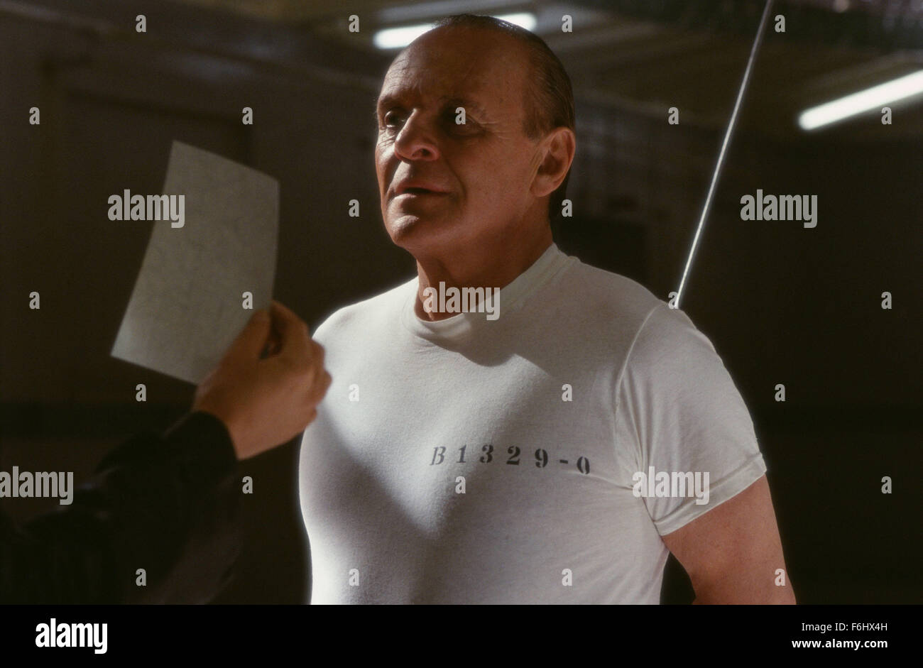 Aug 01, 2002 ; Hollywood, CA, USA ; acteur Anthony Hopkins comme le Dr Hannibal Lecter dans le film 'Red Dragon.'. (Crédit Image : ) Banque D'Images