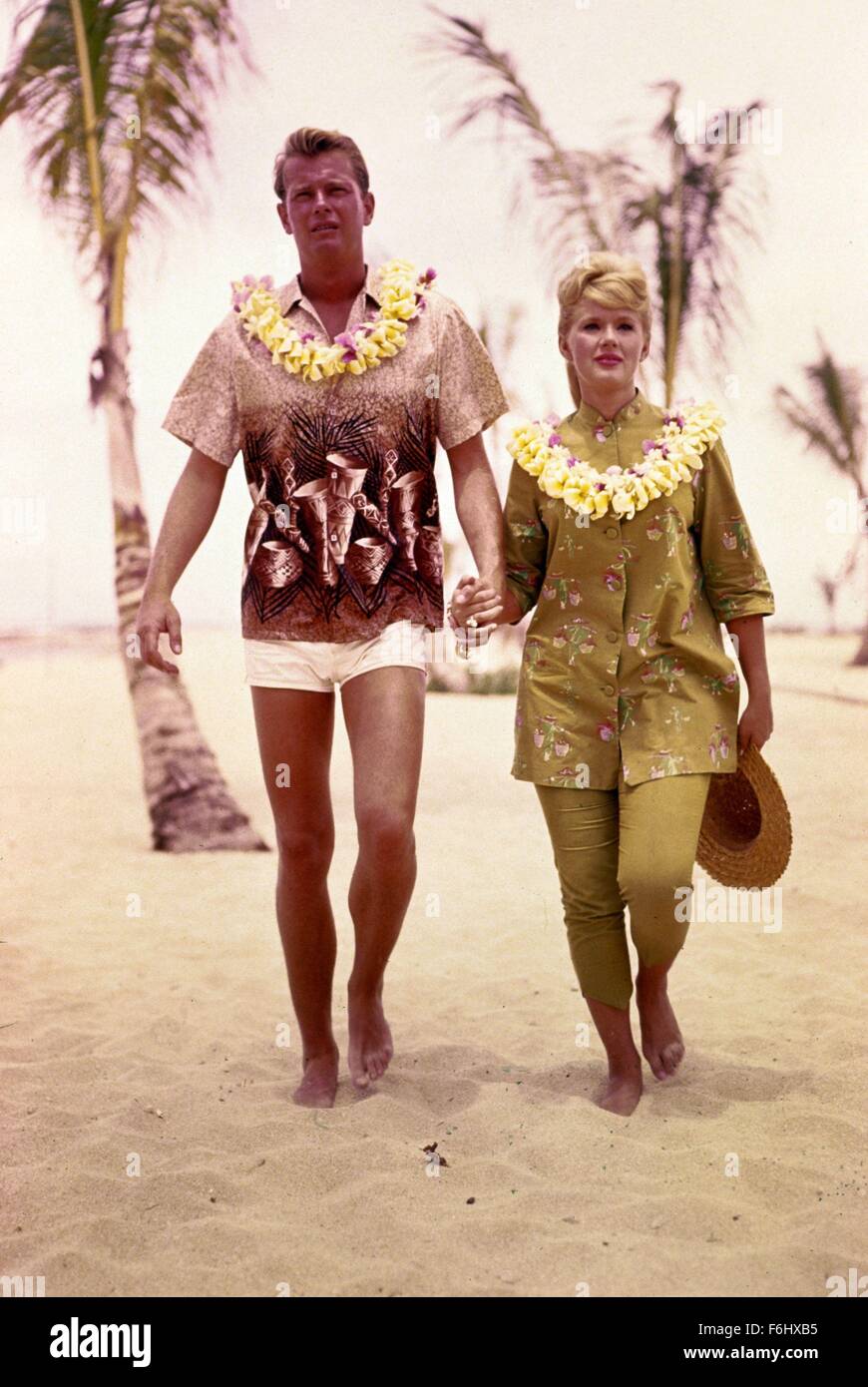 1962, le titre du film : HAWAIIAN EYE, Studio : ABC, Photo : TROY DONAHUE. (Crédit Image : SNAP) Banque D'Images