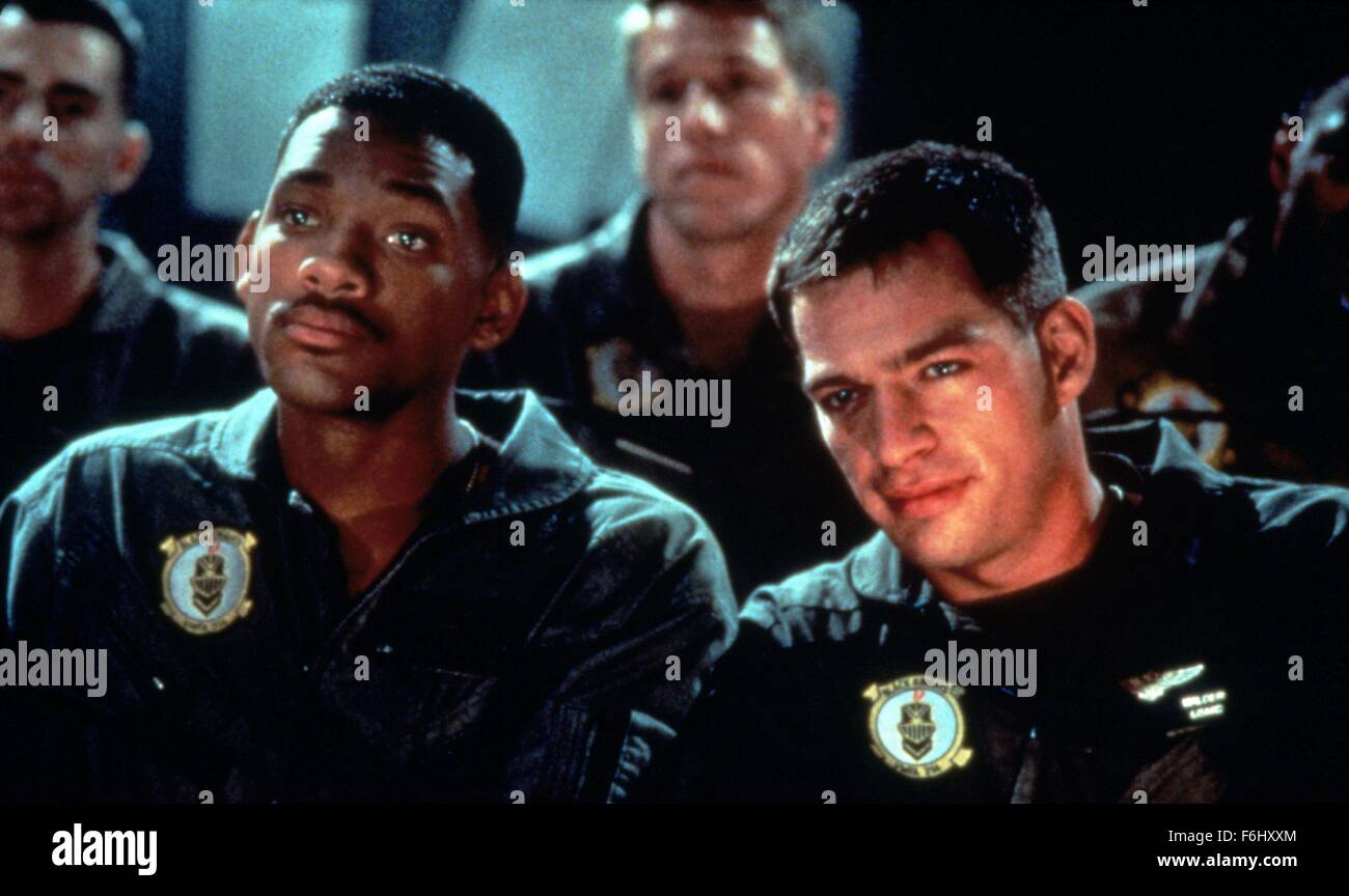 1996, le titre du film : le jour de l'indépendance, Studio : FOX, Photo : Alien Invasion, Harry Connick JR, SCI-FI, Will Smith, militaire. (Crédit Image : SNAP) Banque D'Images