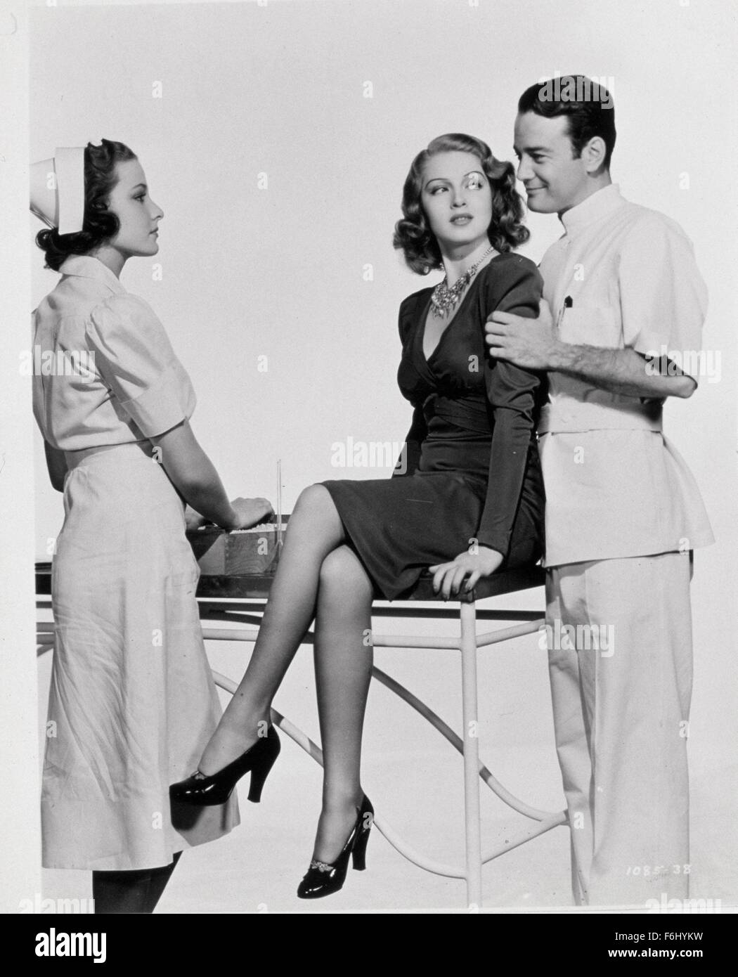 1939, le titre du film : l'appel à DR. KILDARE, Réalisateur : Harold S BUCQUET, Studio : MGM, Photo : LEW AYRES, HAROLD S BUCQUET, LARAINE DAY. (Crédit Image : SNAP) Banque D'Images