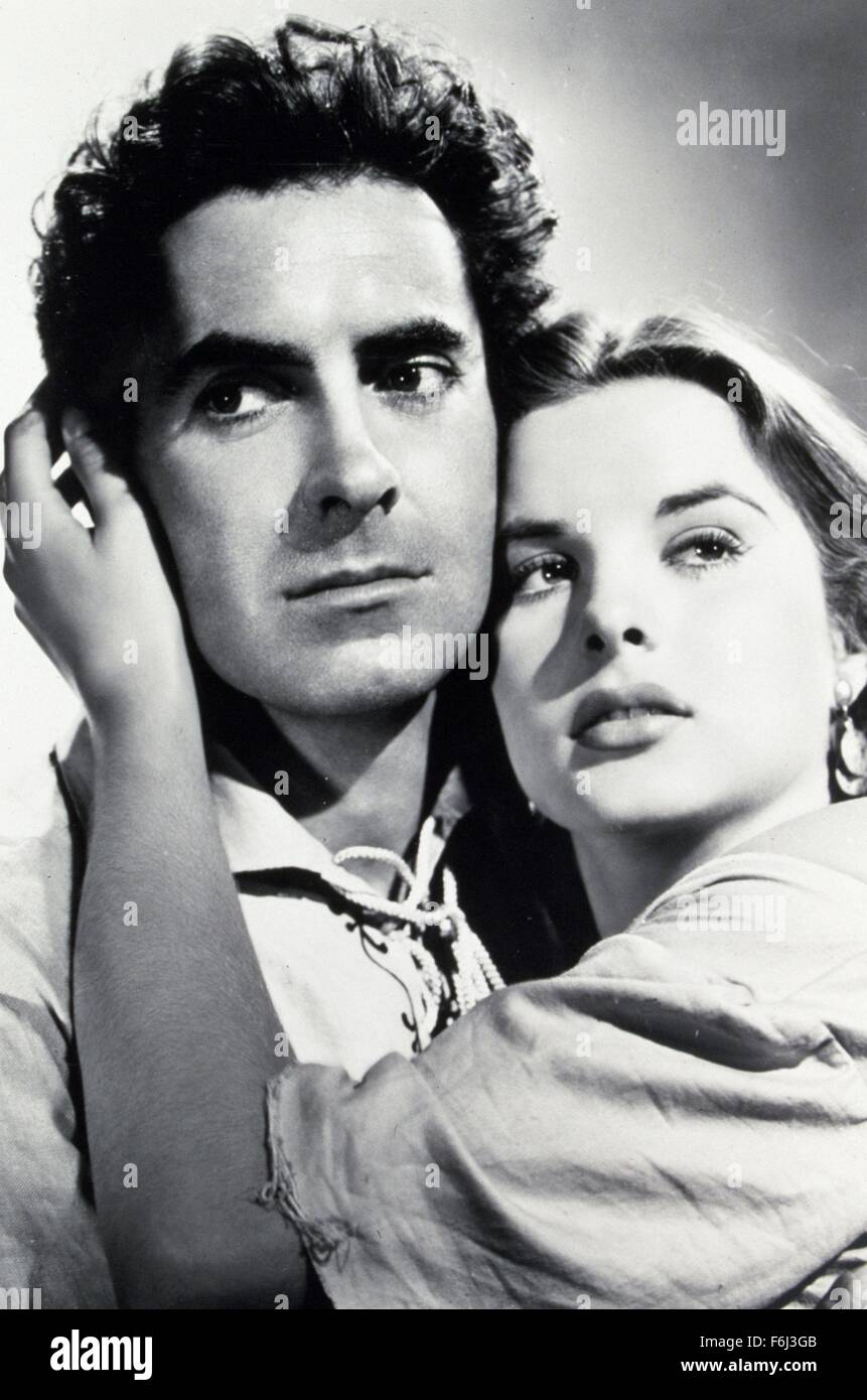 1947, le titre du film : LE CAPITAINE DE CASTILLE, Directeur : HENRY KING, Studio : FOX, Photo : HENRY KING, JEAN PETERS. (Crédit Image : SNAP) Banque D'Images